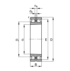 ALS NN3052-AS-K-M-SP,  DIN 5412-4 ˜ʵҪߴ, ǶλS, pУFF 1:12 ɷx, ּpСďȲ϶ƹ