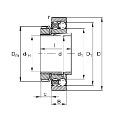 {(dio)S 2209-K-TVH-C3 + H309, (j) DIN 630  DIN 5415 ˜ʵҪߴ, F׺;o